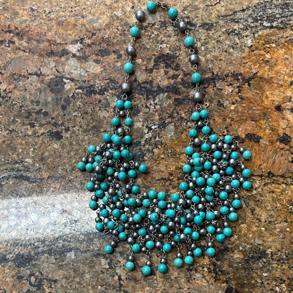 Turquoise Beaded Necklace